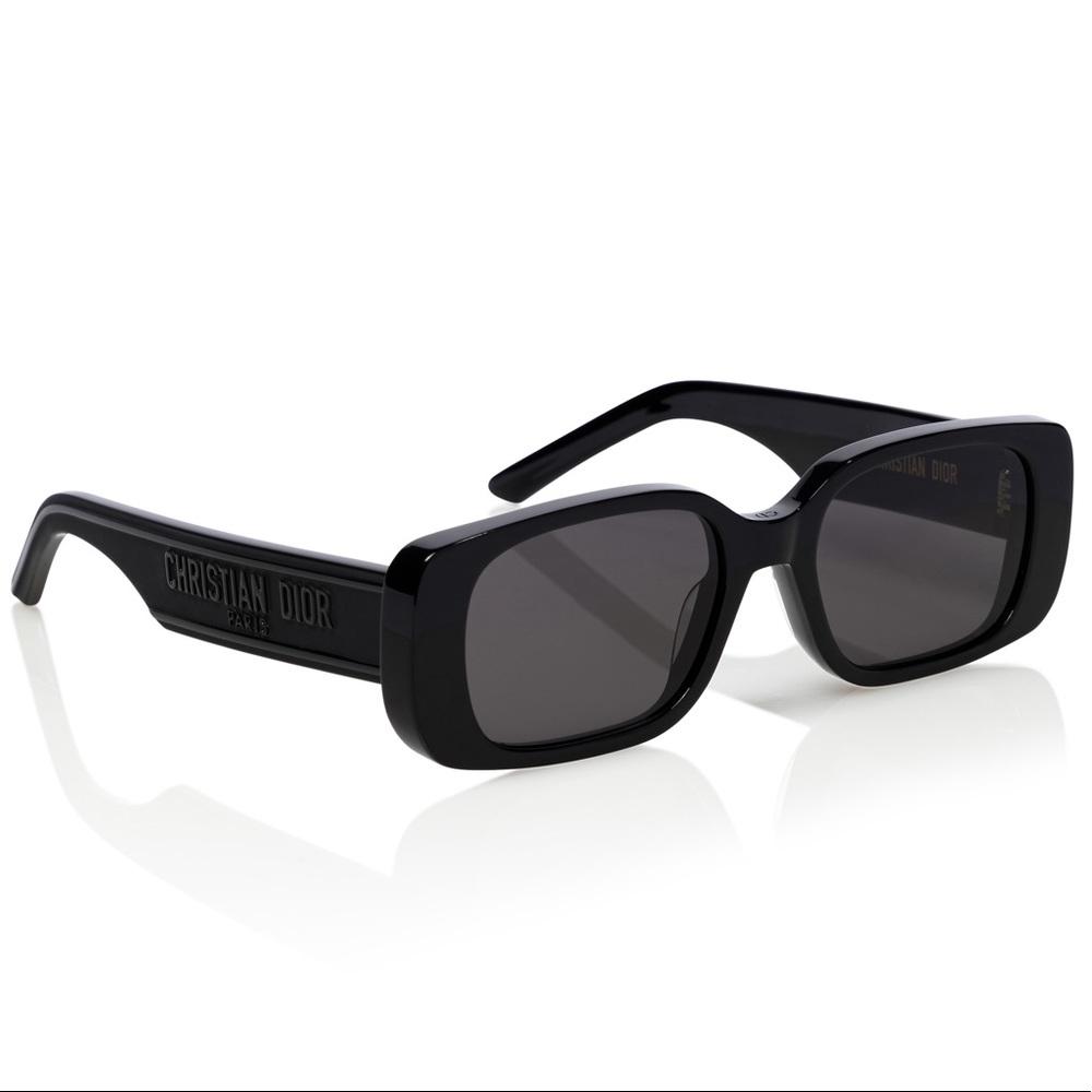 DIOR Wildior S2U Black Rectangular Sunglasses